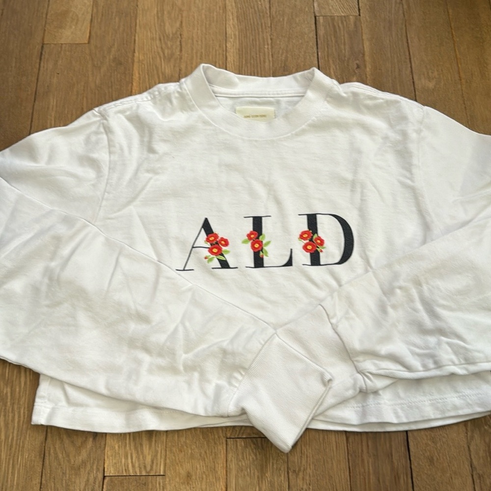 White Cropped Women’s ALD Long Sleeve